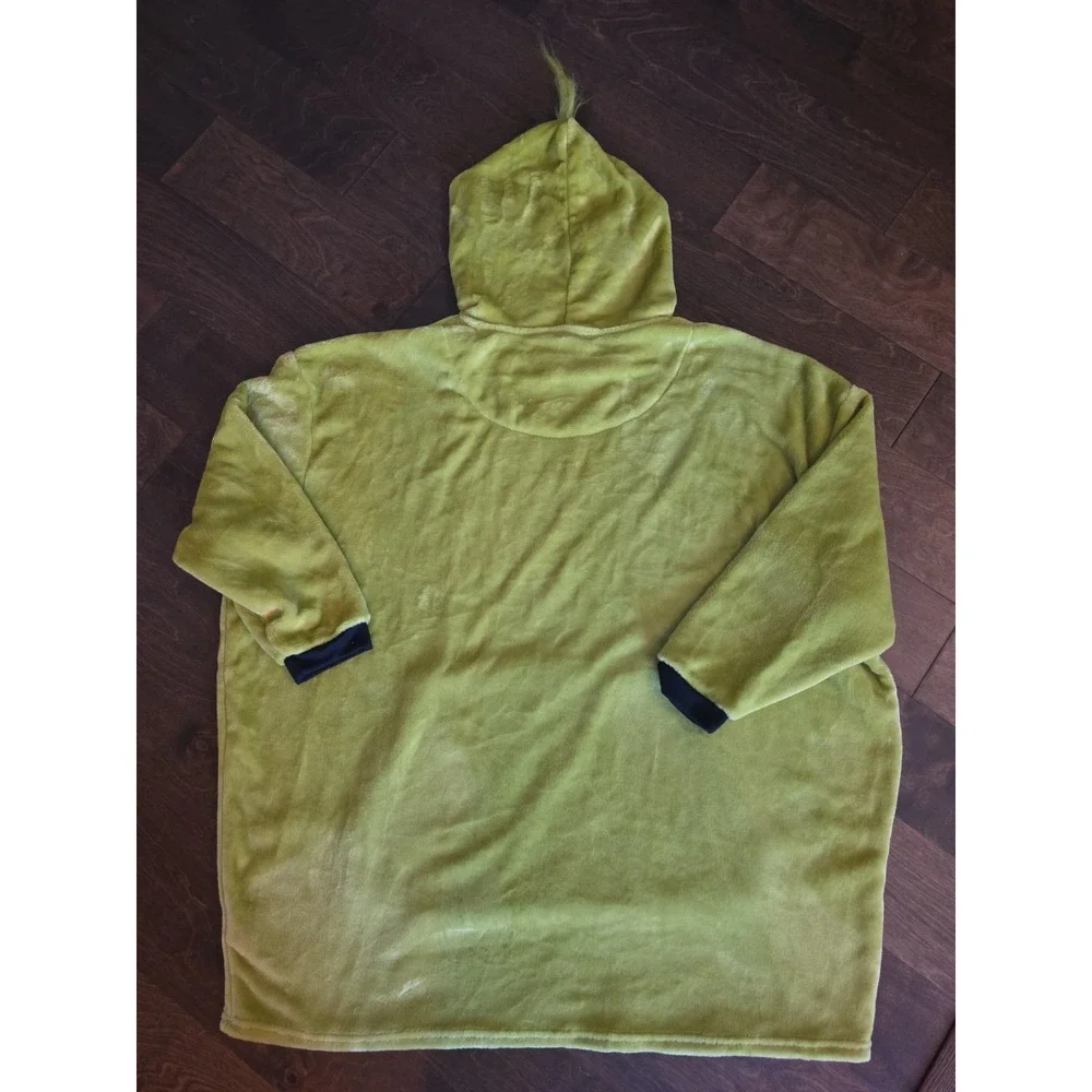 Adult Unisex One Size Fits Most Grinch Ugly Christmas Sweater Poncho